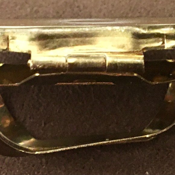 Vintage Retro Lipstick Holder w Mirror Makeup Case - Picture 3 of 10